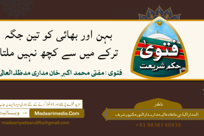 بہن اور بھائی کو تین جگہ ترکے میں سے کچھ نہیں ملتا